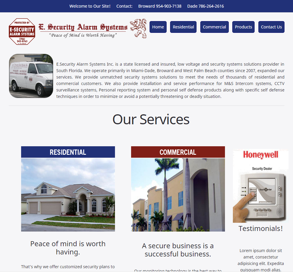 E-Security site thumbnail